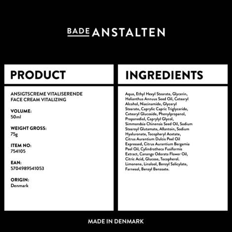 Dagcreme ingredienser
