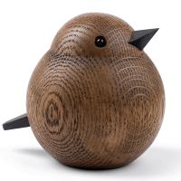 Papa Spurv, røgbejdset egetræ fra Novoform