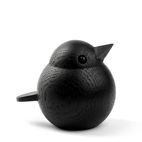 Baby Spurv, sortbejdset egetræ fra Novoform