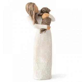 Adorable You (Dark dog) fra Willow Tree