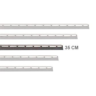 Stålskinne med gummikant 35cm fra Unger