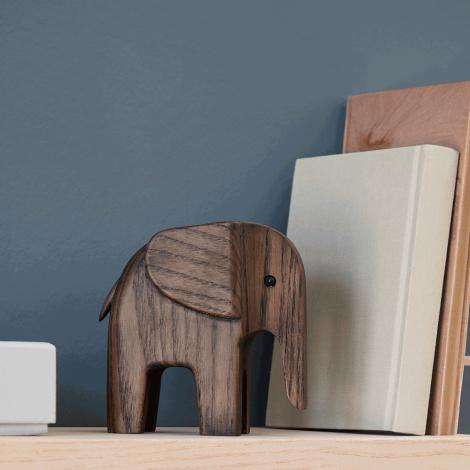 Elefant, røgbejset fra Novoform