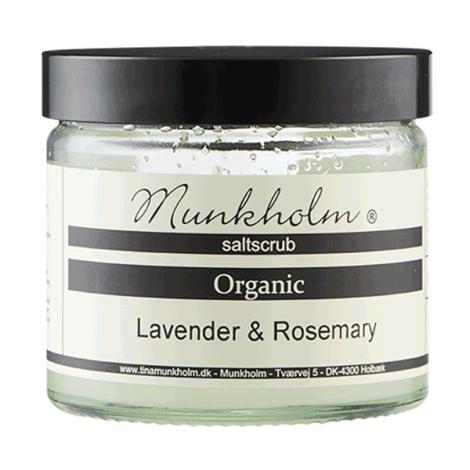 Organic Saltscrub, Lavendel og Rosmarin fra Munkholm