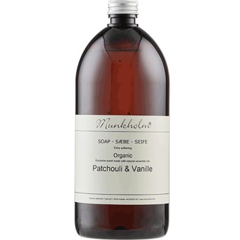 Håndsæbe Patchouli, 1 liter refill Munkholm