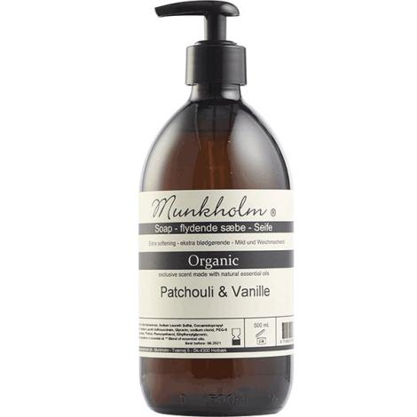 Organic flydende håndsæbe, Patchouli fra Munkholm