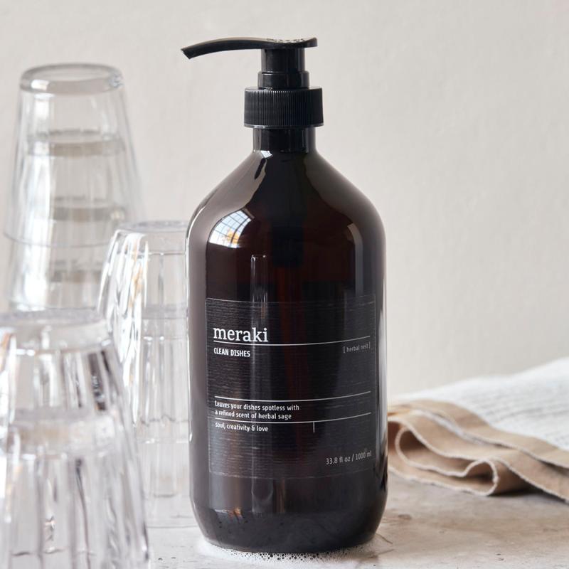 Opvaskemiddel, Herbal nest, 1000 ml fra Meraki