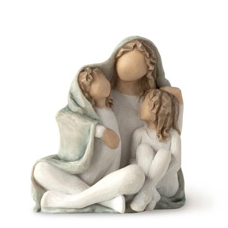 Cozy, we three are close together fra Willow Tree