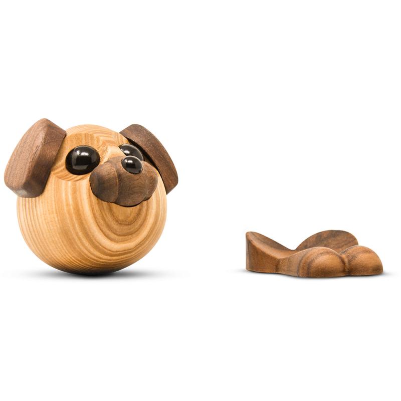 Buddy the dog, 8-12 cm fra FableWood