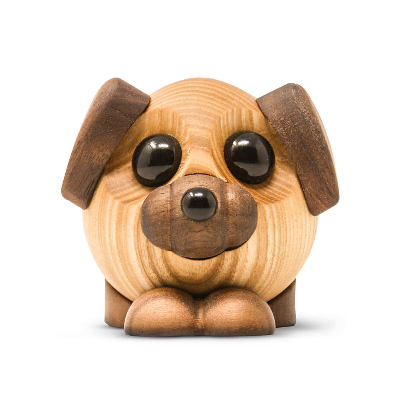 Buddy the dog, 8-12 cm fra FableWood