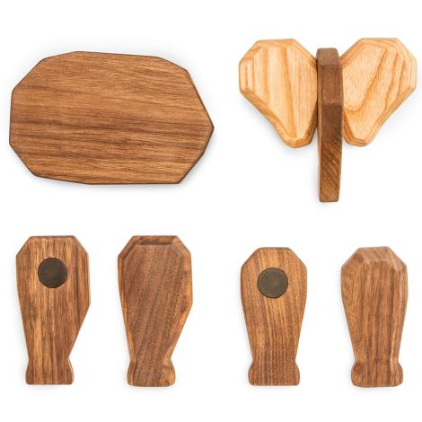 Træ elefant pudslespil fra FableWood 