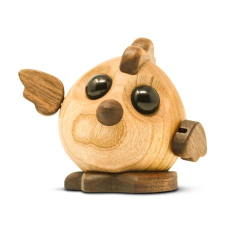 Træfigur Henny the chicken fra FableWood