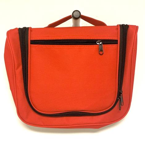 Toilettaske, rød