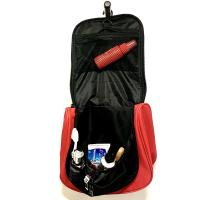 Toilettaske, rød, ophæng