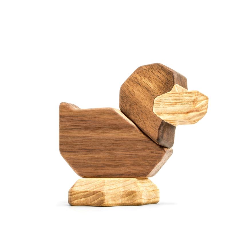 Ælling magnetisk træfigur fra FableWood 