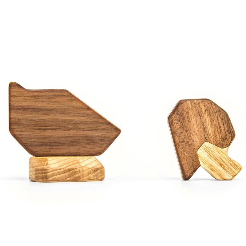 Ælling magnetisk træfigur fra FableWood 