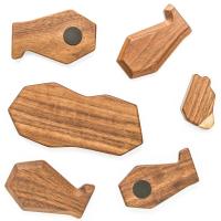 Bjørn, magnetisk træfigur fra FableWood