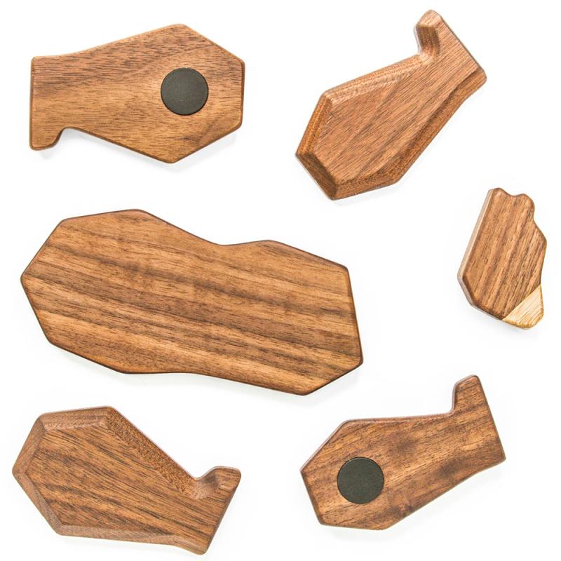 Bjørn, magnetisk træfigur fra FableWood