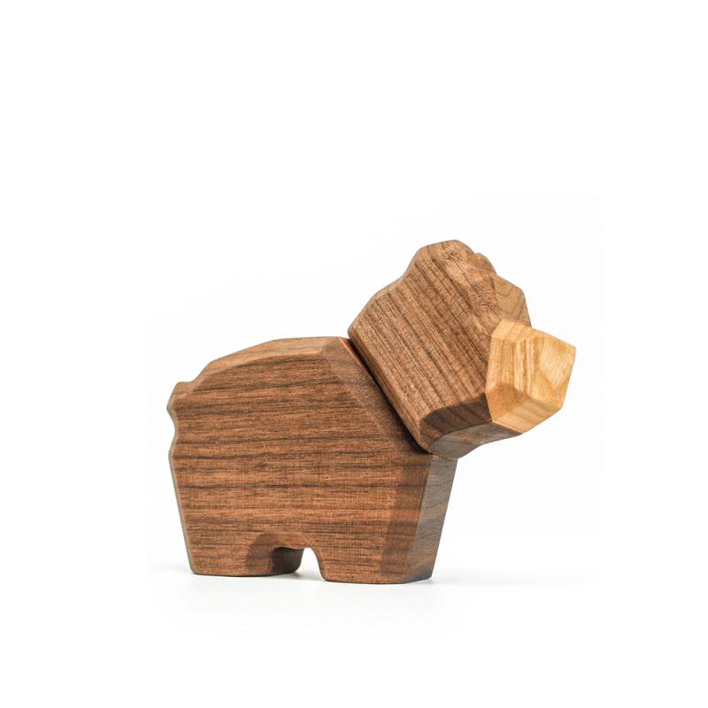 Lille Bjørn, magnetisk træfigur fra FableWood 