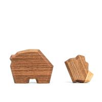 Lille Bjørn, magnetisk træfigur fra FableWood 