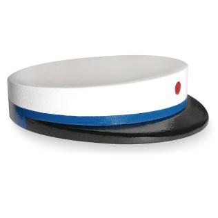 Novoform blå studenterhue i træ