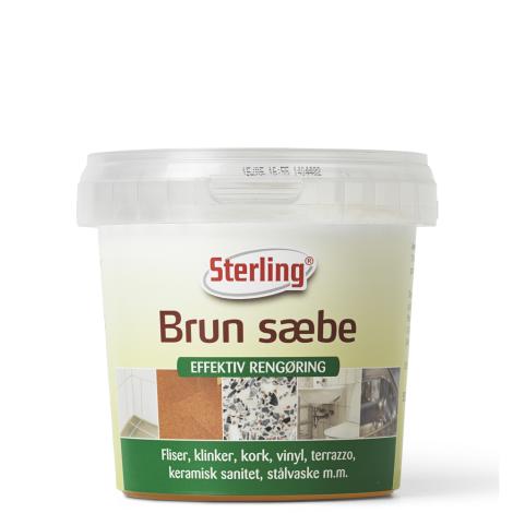 Brun Sæbe Gel, 500 gram fra Sterling