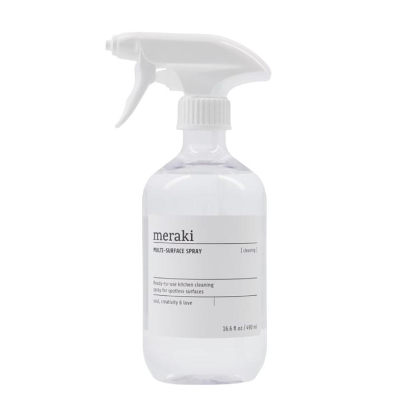 Multi-Surface Spray rengøring,  490 ml spray fra Meraki