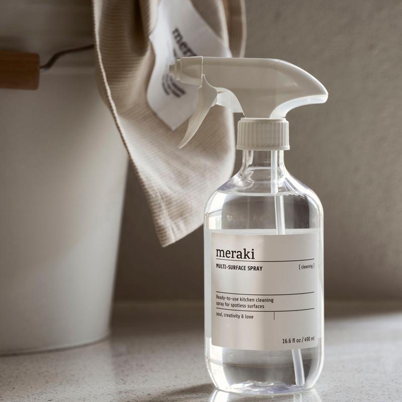 Multi-Surface Spray rengøring,  490 ml spray fra Meraki