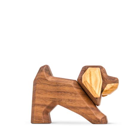 Lille gravhund i træ fra Fablewood