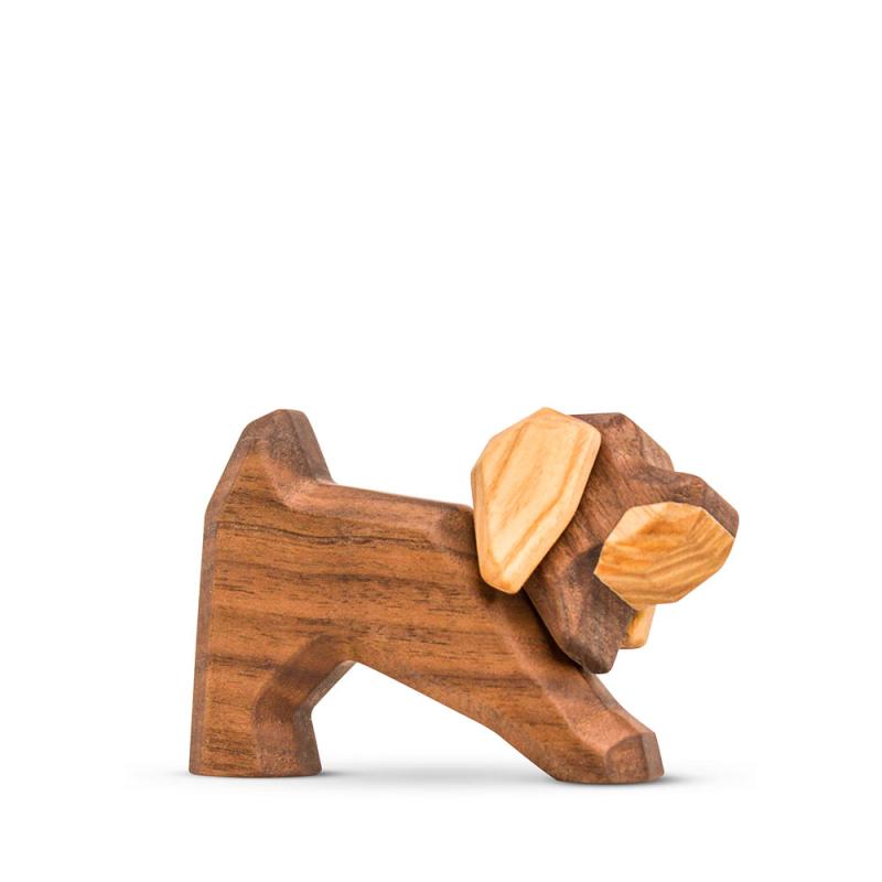 Lille gravhund i træ fra Fablewood