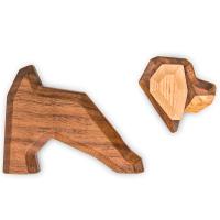 Lille gravhund i træ fra Fablewood