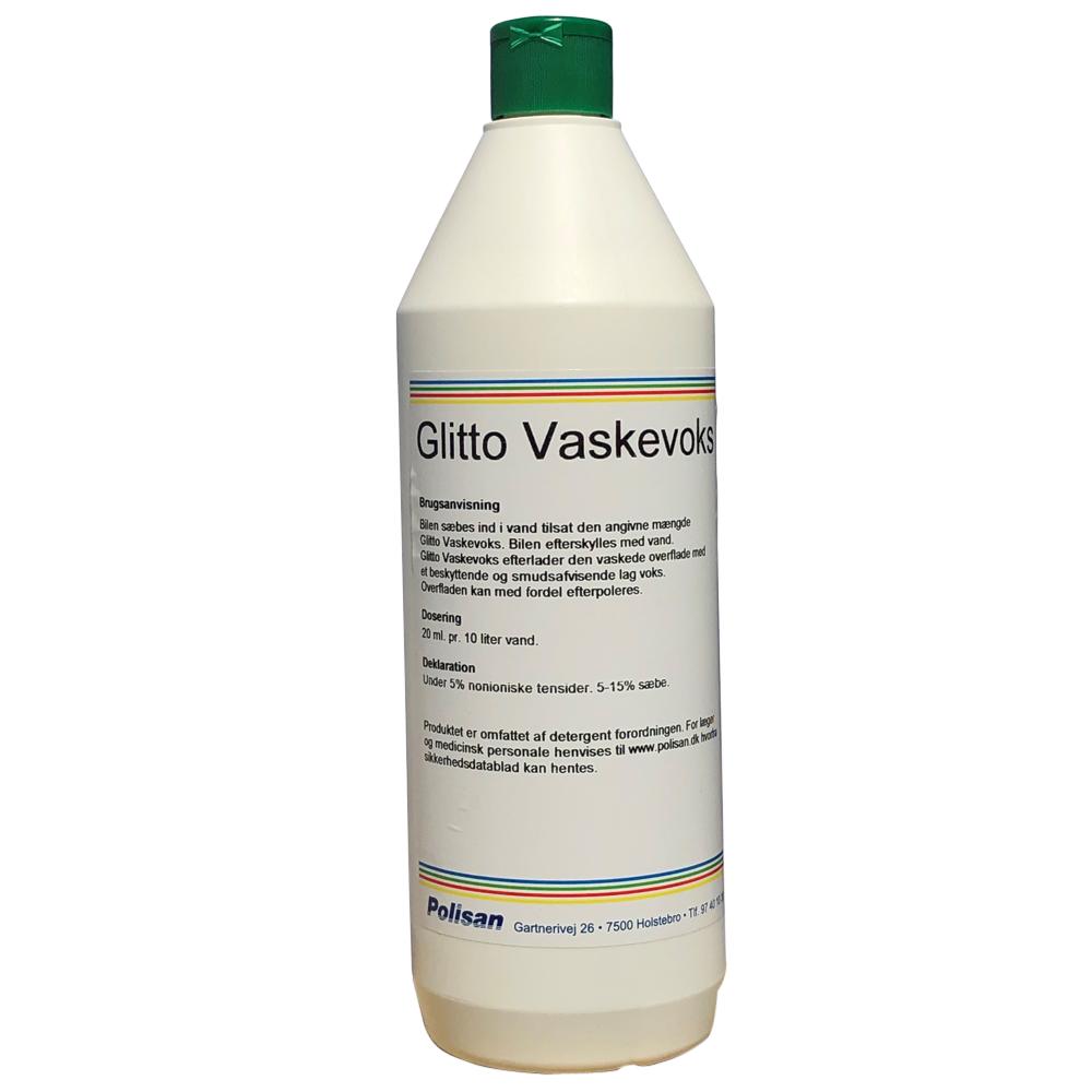 spørgeskema status Gøre en indsats Glitto autoshampoo med voks 25,00 for 1 liter