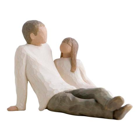 Father and Daughter fra Willow Tree