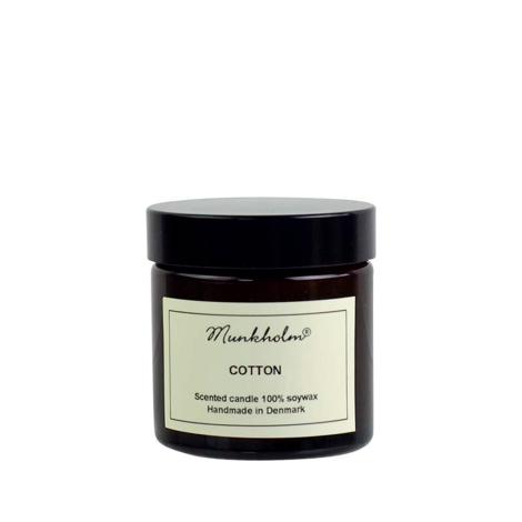 Soy wax lys, Cotton 60 ml. fra Munkholm