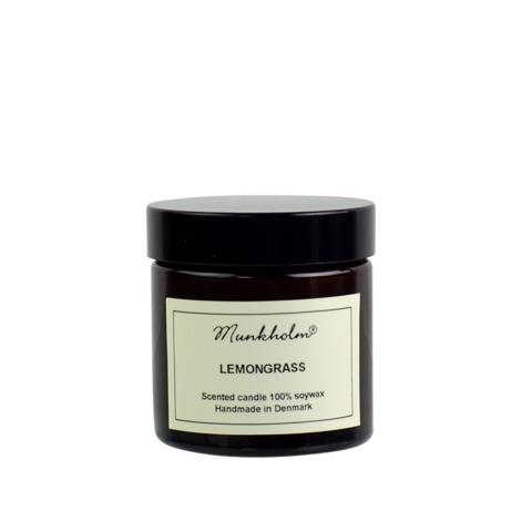 Soy wax lys, Lemongrass 60 ml. fra Munkholm