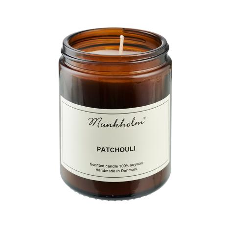 Soy wax lys, Patchouli 180 ml. fra Munkholm