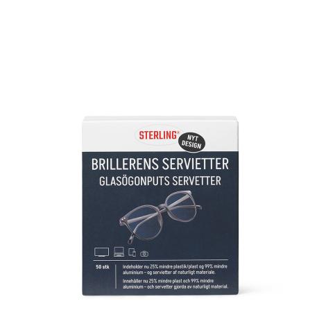 Brillerens servietter, 50 stk. fra Sterling
