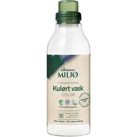 Flydende Vaskemiddel, Kulørt vask, 900 ml fra Grøn Balance,