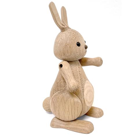 Bunny, Træfigur i ask og egetræ, 11,2 cm fra Novoform