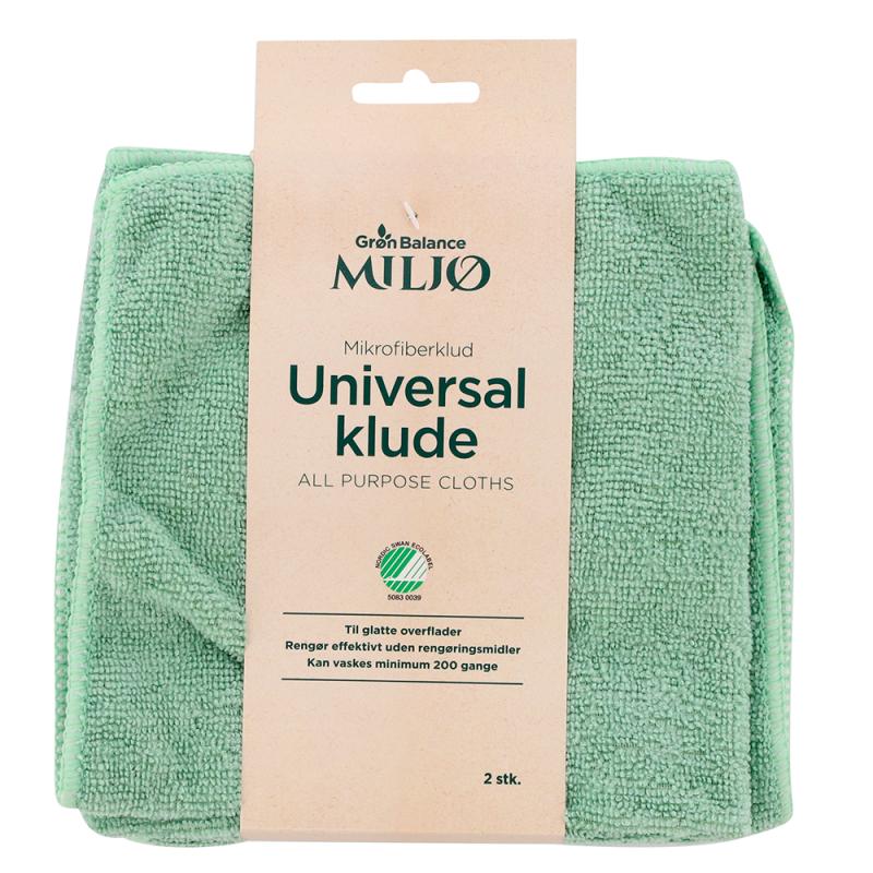 Microfiber universalklud, 2 stk. fra Grøn Balance
