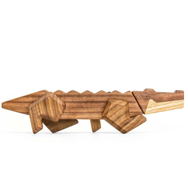 FableWood, gående krokodille, magnetisk