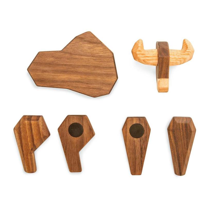 Træfigur, Stor tyr, Magnetisk fra FableWood 