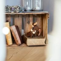 Træfigur, Stor og Lille tyr, Magnetisk fra FableWood 