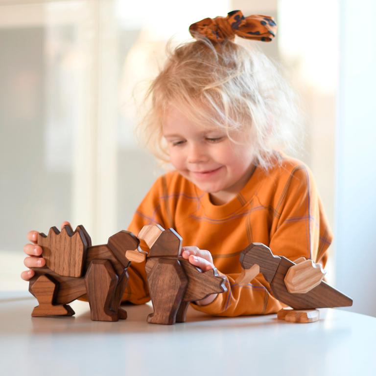 Barn og Fablewood træfigurer