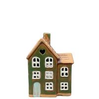 Keramik hus grøn