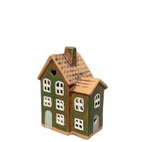 Keramik hus grøn skrå