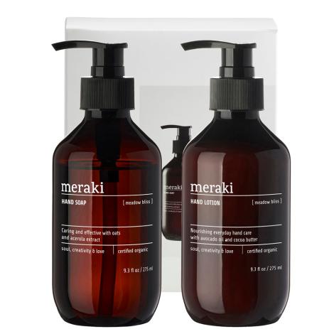 Meadow Bliss Gaveæske med håndsæbe og håndlotion fra Meraki