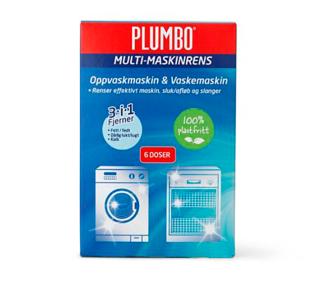 Multi-Maskinsrens, 6 poser fra Plumbo