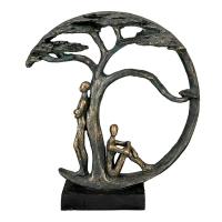 Shadow træ, 32 cm figur med bronze fra Casablanca