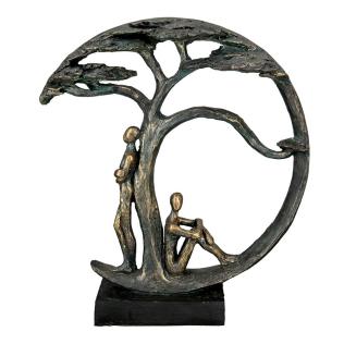 Shadow træ, 32 cm figur med bronze fra Casablanca