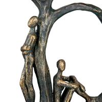 Shadow træ, 32 cm figur med bronze fra Casablanca